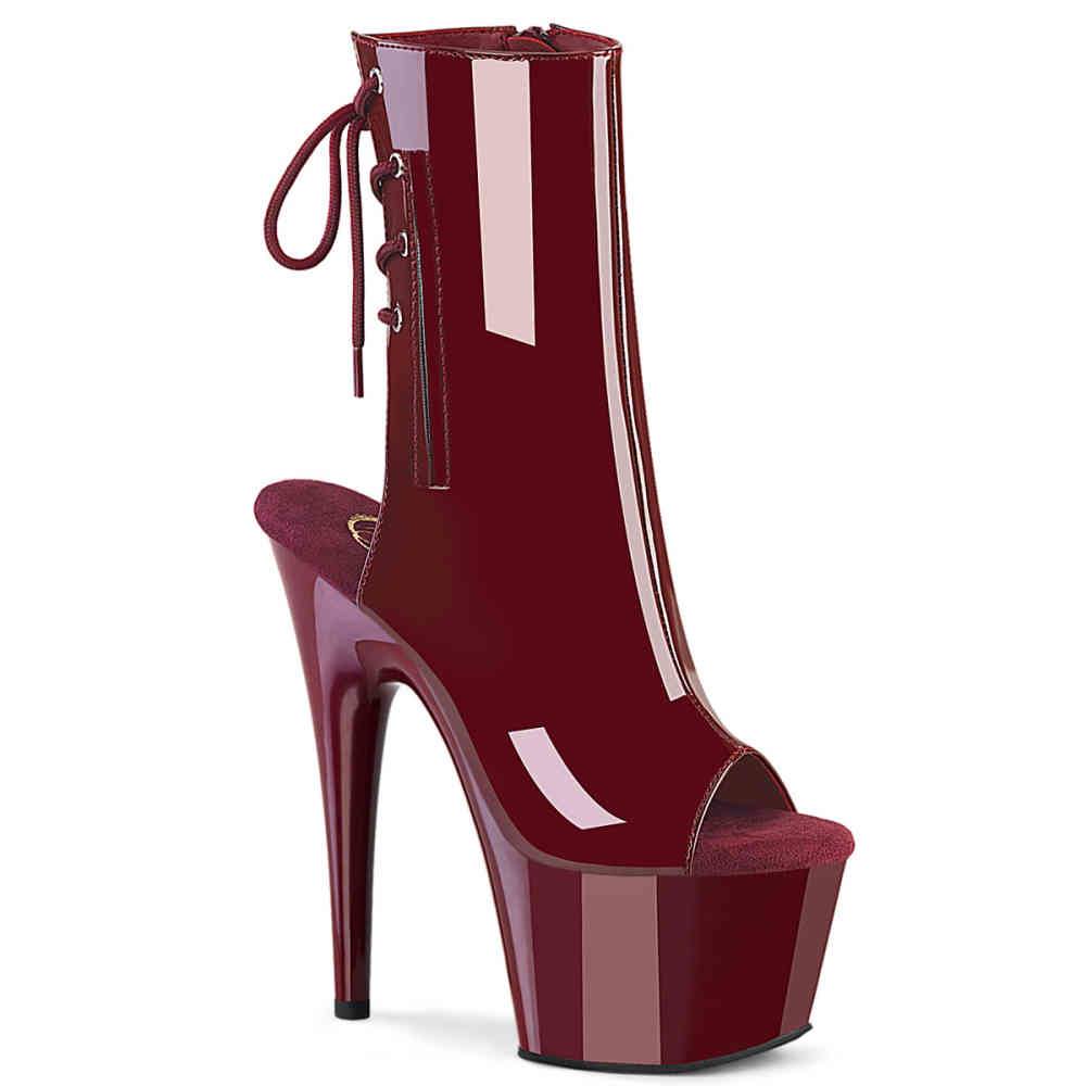 Pleaser - ADORE1018 Bottes de plateforme - Bordeaux rouge Product image